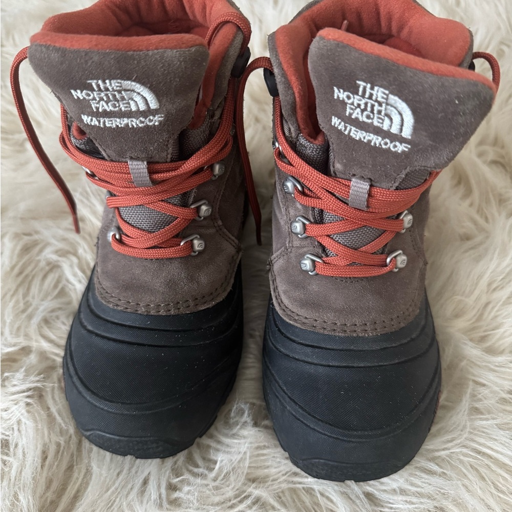 The North Face Kids Brown and Black Waterproof Boots